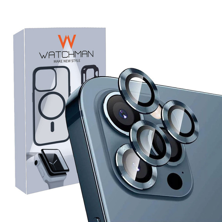 خرید محافظ لنز دوربین واچ من مدل RingMetal-4K مناسب برای اپل iphone 16 pro / 16 promax با کیفیت عالی از Zarvan
