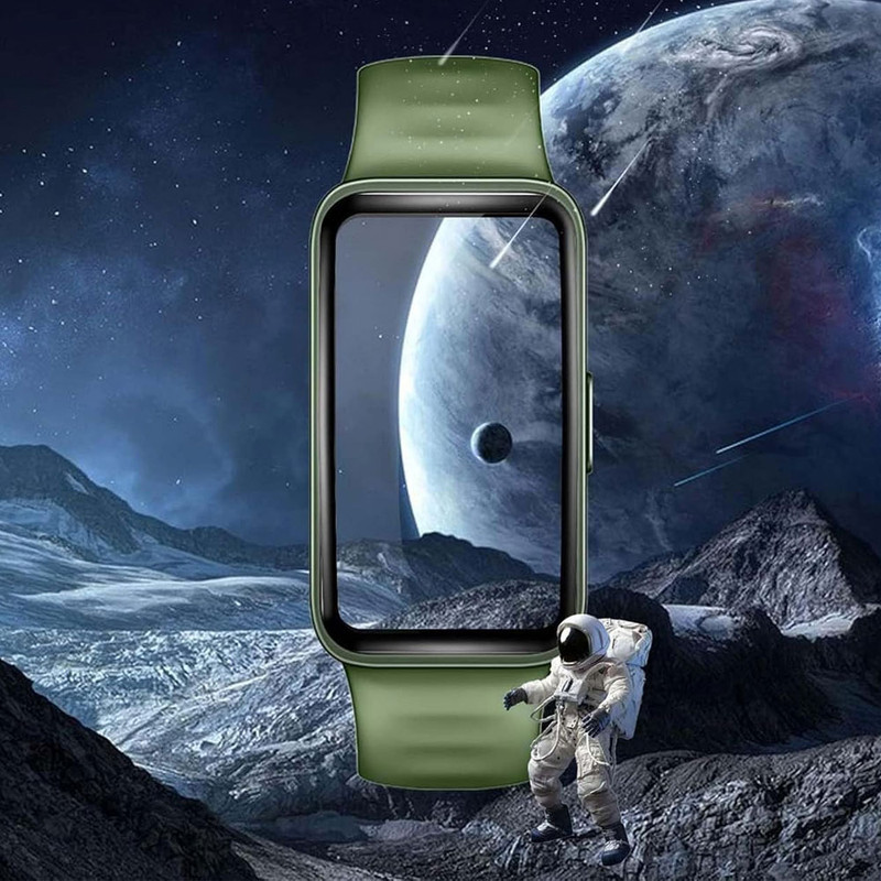 خرید محافظ صفحه نمایش نانو واچ من مدل pmma-WMFIT3 مناسب برای ساعت هوشمند سامسونگ Galaxy Watch Fit 3 بسته دو عددی با کیفیت عالی از Zarvan