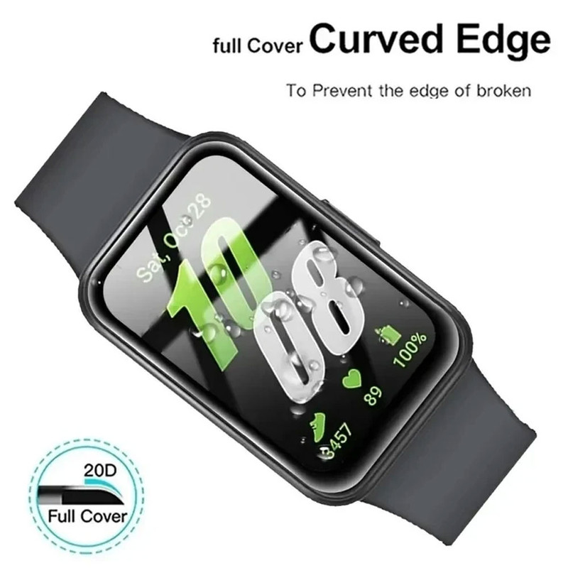 خرید محافظ صفحه نمایش نانو واچ من مدل pmma-WMFIT3 مناسب برای ساعت هوشمند سامسونگ Galaxy Watch Fit 3 بسته دو عددی با کیفیت عالی از Zarvan