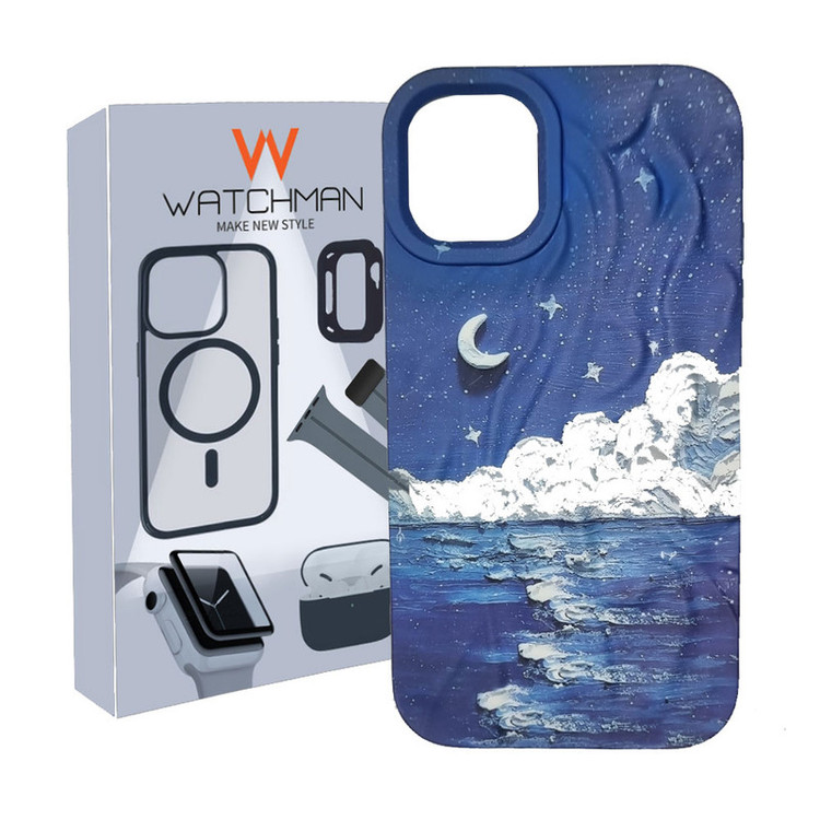 خرید کاور واچ من مدل OUTFIT MOON مناسب برای گوشی موبایل اپل iphone 11 با کیفیت عالی از Zarvan