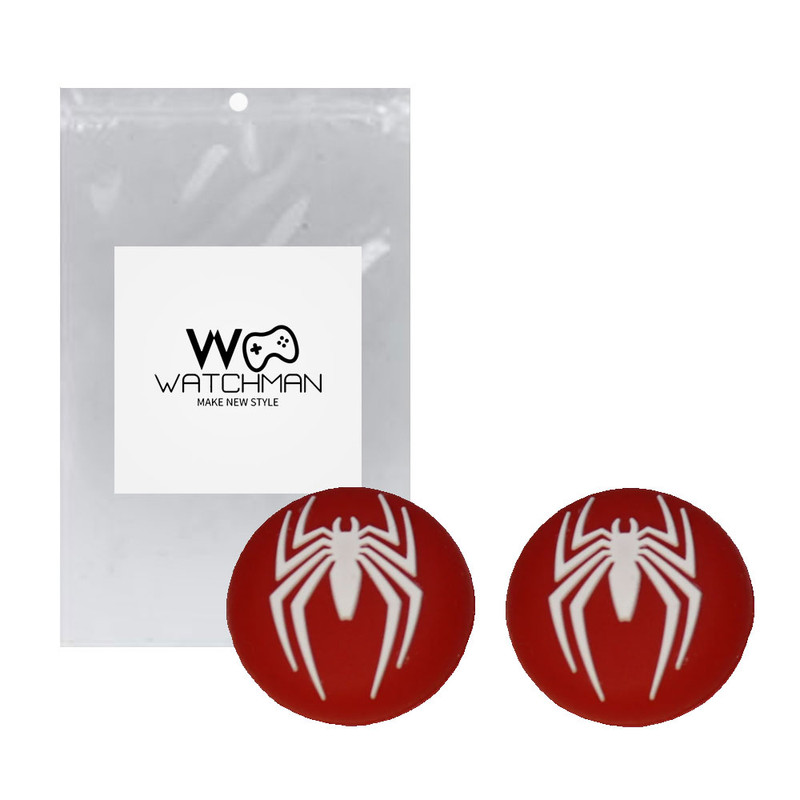 خرید روکش آنالوگ دسته پلی استیشن 4/5 واچ من مدل Spider بسته دو عددی با کیفیت عالی از Zarvan