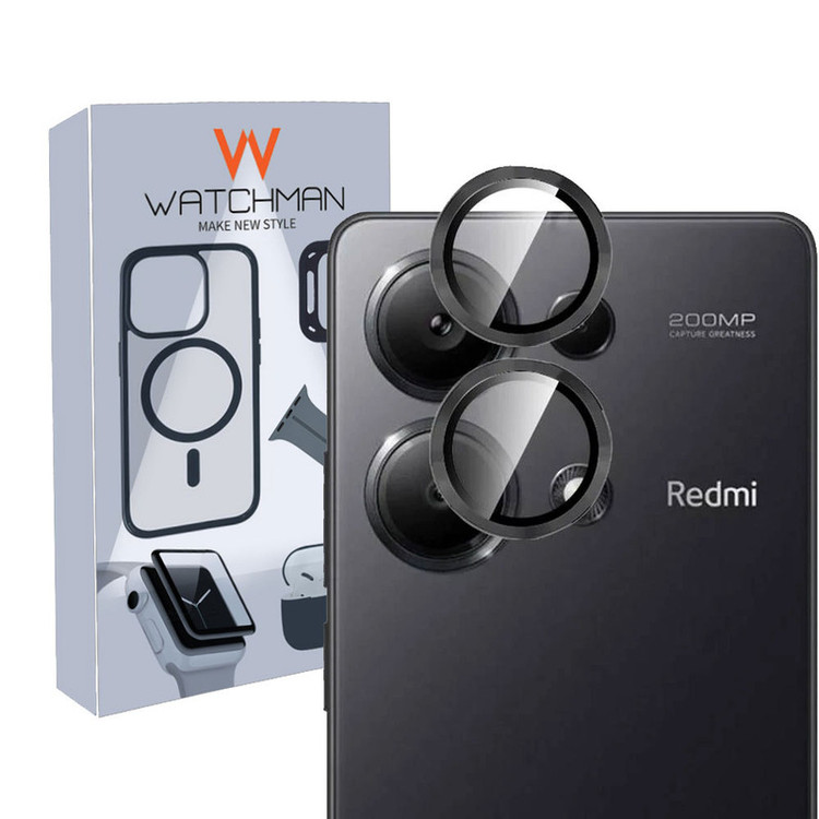 خرید محافظ لنز دوربین رینگی واچ من مدل Ring Metal-4K مناسب برای گوشی موبایل شیائومی Redmi Note 13 PRO 4G با کیفیت عالی از Zarvan