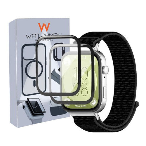 خرید محافظ صفحه نمایش نانو واچ من مدل pmma-WMFIT3 مناسب برای ساعت هوشمند هوآوی Watch Fit 3 بسته دو عددی با کیفیت عالی از Zarvan