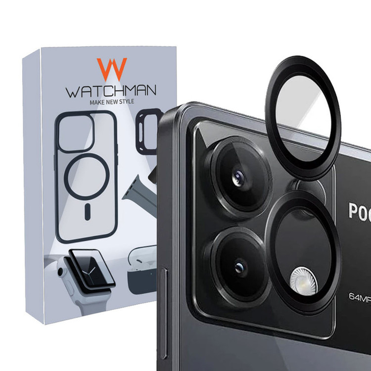 خرید محافظ لنز دوربین واچ من مدل Ring Metal-4K مناسب برای گوشی موبایل شیائومی POCO X6 / Note 13 5g با کیفیت عالی از Zarvan