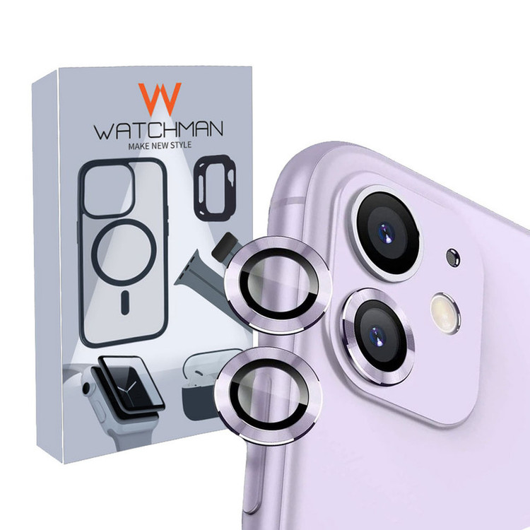 خرید محافظ لنز دوربین واچ من مدل RingMetal-4K مناسب برای گوشی موبایل اپل iphone 11 با کیفیت عالی از Zarvan