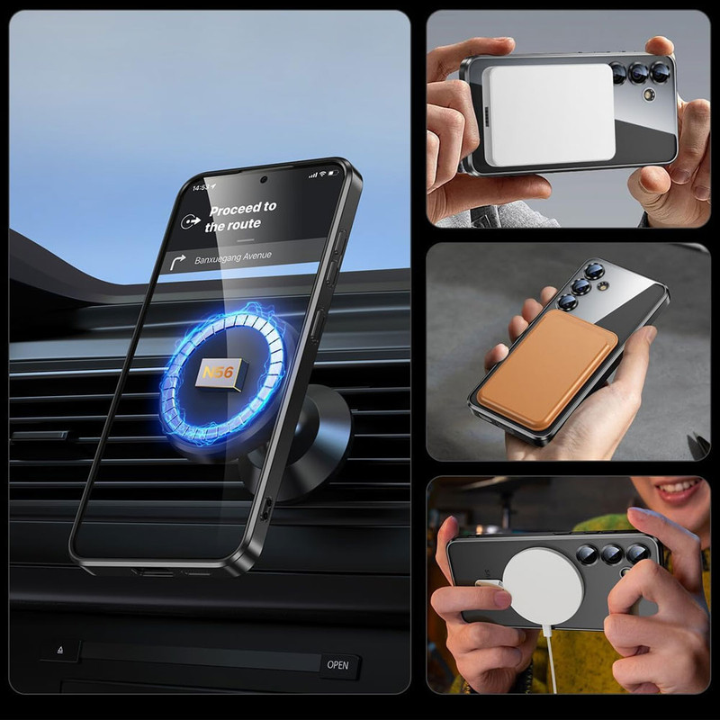 خرید کاور واچ من مدل magnet 360-shild مناسب برای گوشی موبایل سامسونگ Galaxy A36 با کیفیت عالی از Zarvan