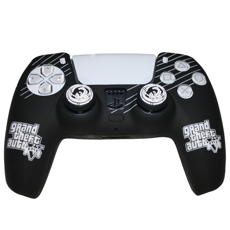 خرید محافظ دسته پلی استیشن 5 مدل DR GTAV به همراه روکش آنالوگ با کیفیت عالی از Zarvan