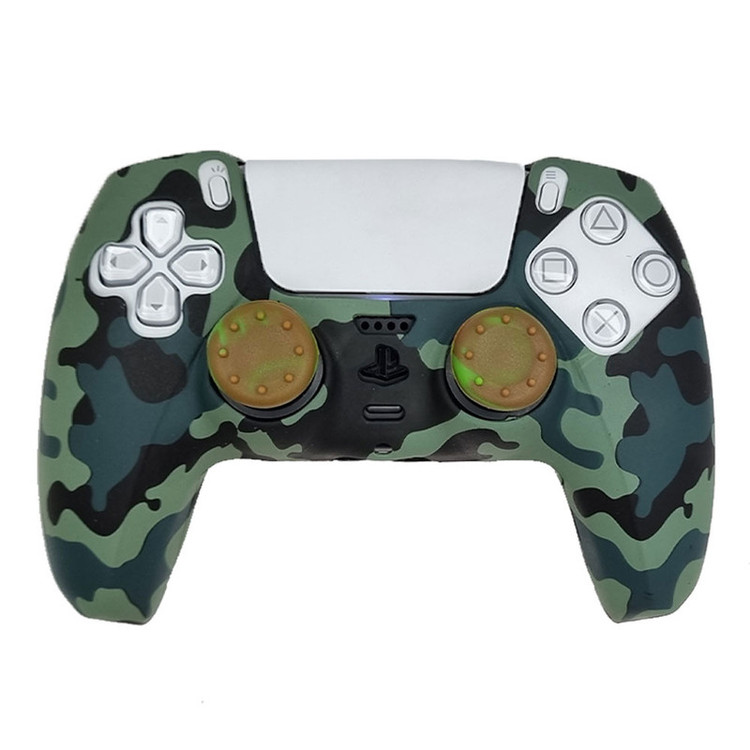 خرید محافظ دسته پلی استیشن 5 واچ من مدل Army1 به همراه روکش آنالوگ با کیفیت عالی از Zarvan