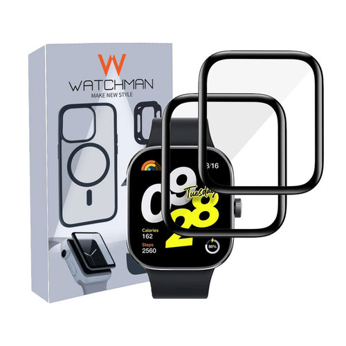 خرید محافظ صفحه نمایش نانو واچ من مدل pmma-WM4 مناسب برای ساعت هوشمند شیائومی Redmi Watch 4 بسته دو عددی با کیفیت عالی از Zarvan