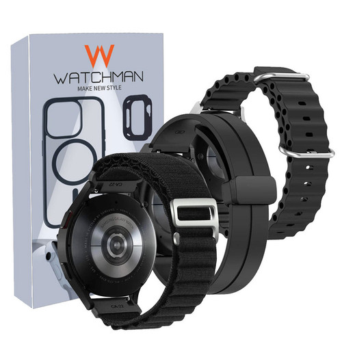 خرید بند واچ من مدل SAM 3loop-new مناسب برای ساعت هوشمند سامسونگ Galaxy Watch 4 40mm / 4 44mm / 5 40 mm / 5 44 mm / 5 pro / 6 40 mm / 6 44 mm / 6 43 mm / 6 47 mm / 7 40 mm / 7 44 mm با کیفیت عالی از Zarvan