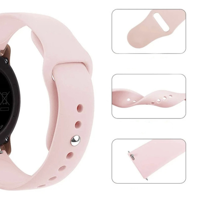 خرید بند مدل سیلیکونی مناسب برای ساعت هوشمند میبرو T1 سایز 18mm با کیفیت عالی از Zarvan