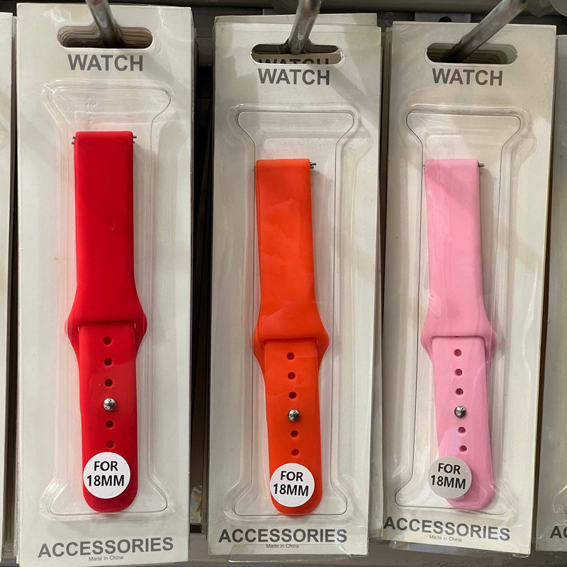 خرید بند مدل سیلیکونی مناسب برای ساعت هوشمند میبرو T1 سایز 18mm با کیفیت عالی از Zarvan