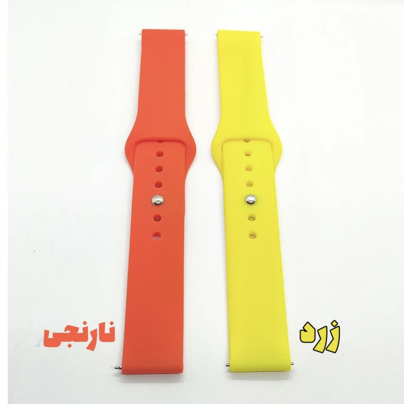 خرید بند مدل سیلیکونی مناسب برای ساعت هوشمند میبرو T1 سایز 18mm با کیفیت عالی از Zarvan