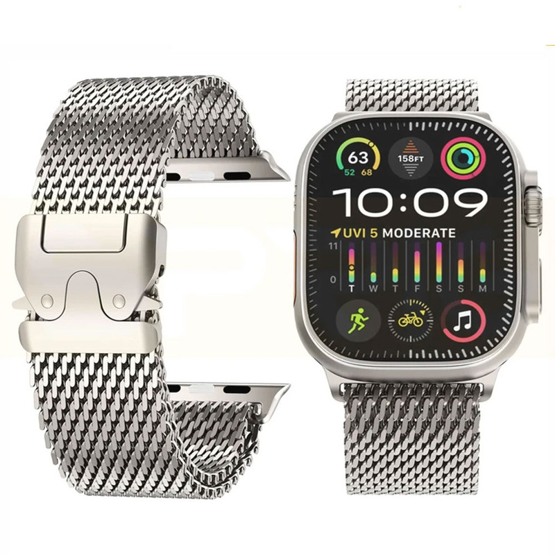 text بند واچ من Milanse ORG مناسب اپل واچ سایز 38/40/41