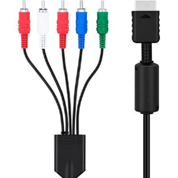کابل کامپوننت 5 فیش PS2-PS3 - مناسب پلی‌استیشن 2 و 3