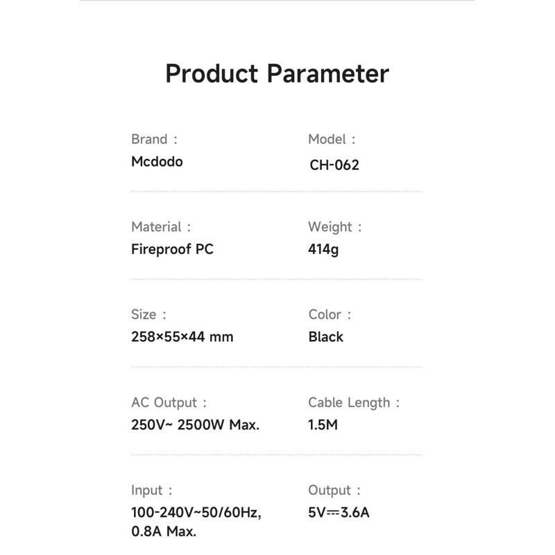 "چندراهی برق مک دودو مدل CH-0620"