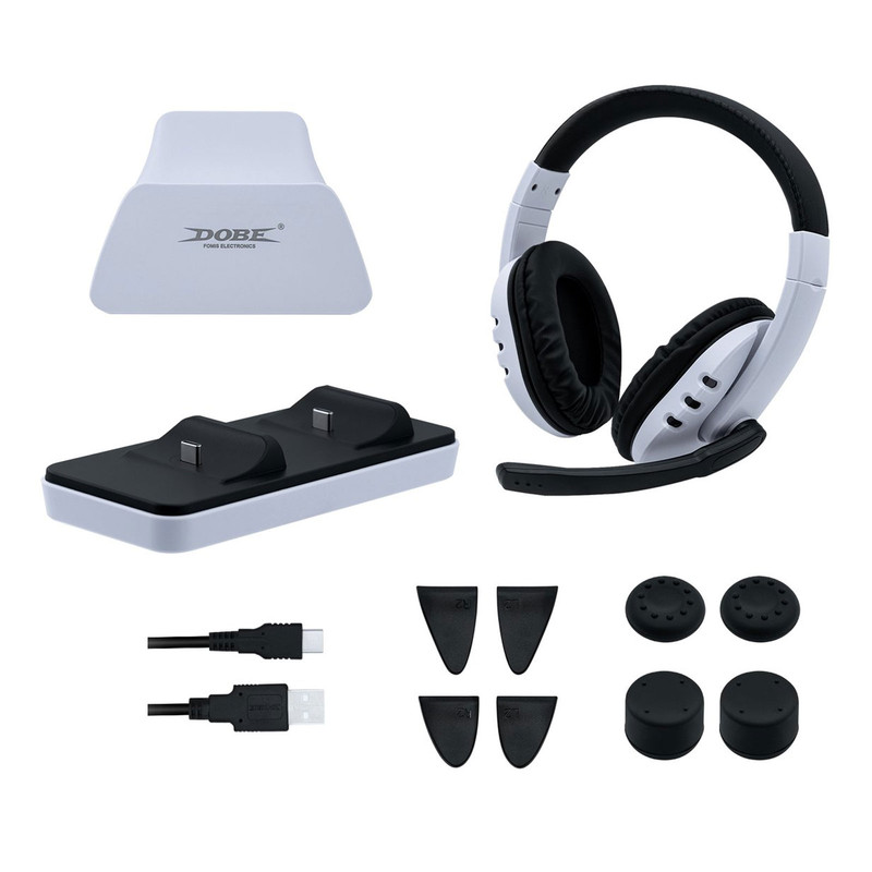 لوازم جانبی پلی استیشن 5 دابی مدل TP5-0578 - مجموعه 12 عددی