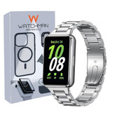 **Alt تصویر**: "بند فلزی 3Bead واچ من برای Samsung Galaxy Watch Fit 3"