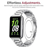 **Alt تصویر**: "بند فلزی 3Bead واچ من برای Samsung Galaxy Watch Fit 3"