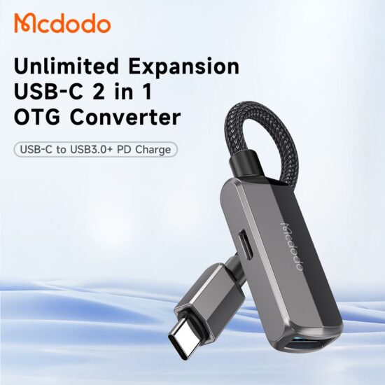 "تبدیل مدودو مدل MCDODO CA-2830 - تایپ سی به USB-A و تایپ سی"