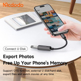 "تبدیل مدودو مدل MCDODO CA-2830 - تایپ سی به USB-A و تایپ سی"