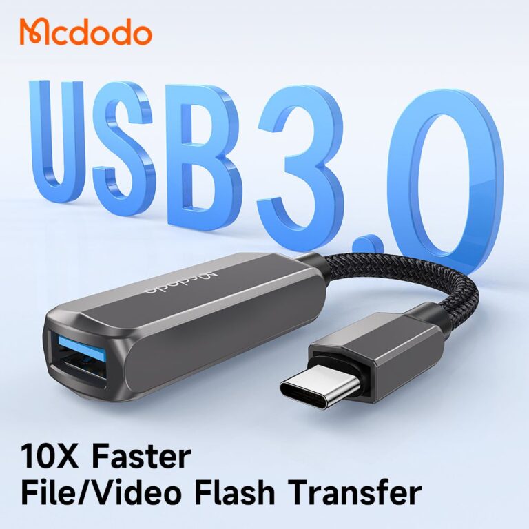 "تبدیل مدودو مدل MCDODO CA-2830 - تایپ سی به USB-A و تایپ سی"