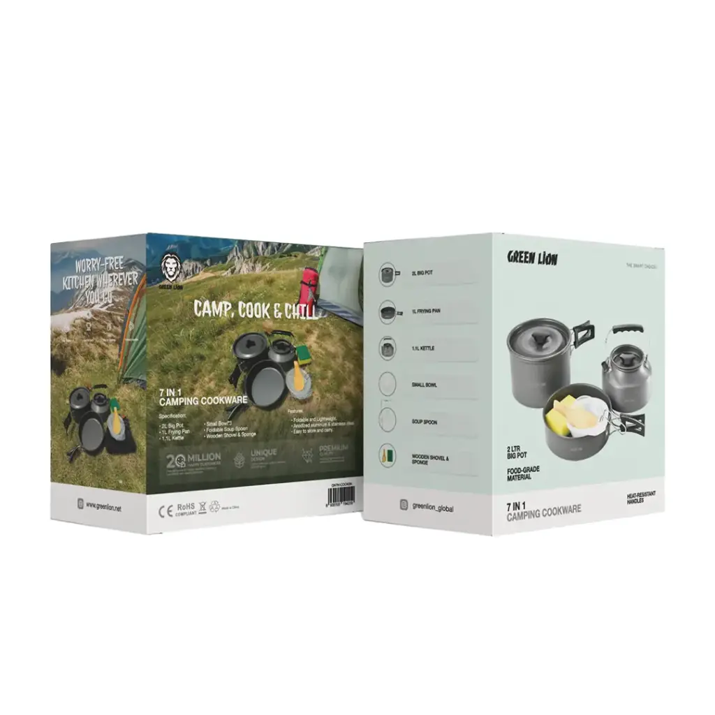 "ظروف کمپینگ 7در1 گرین مدل Green 7IN1"
