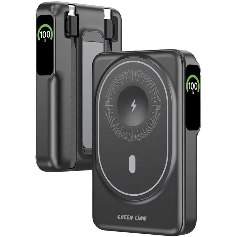 "پاوربانک گرین لاین Green Lion Mag-Vision 10000mAh"