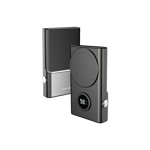 text پاوربانک وایرلس 10000 میلی آمپر گرین لاین مدل Green MagSnap Pro