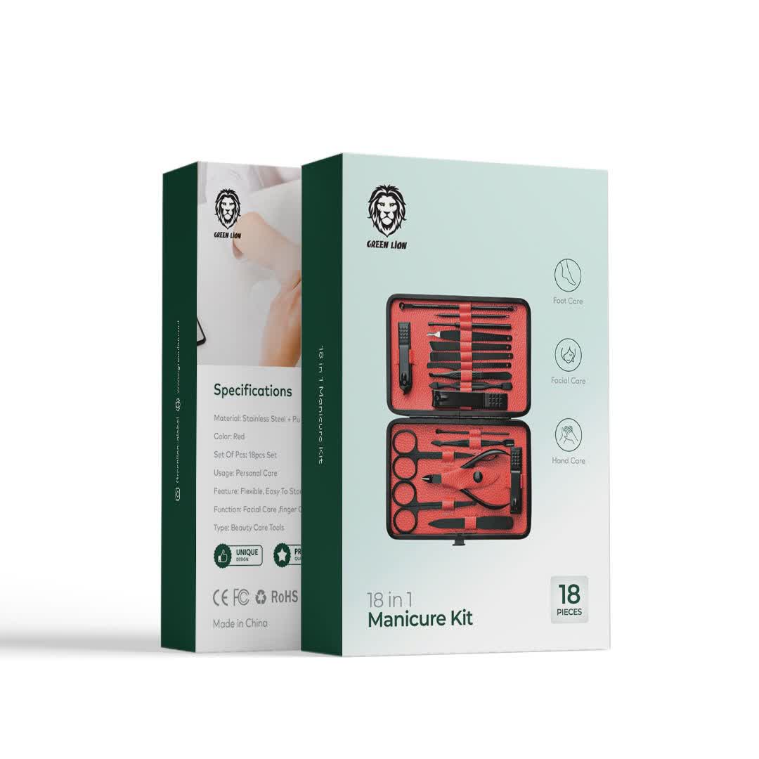 کیت مانیکور Green 18 in 1 برند گرین لاین