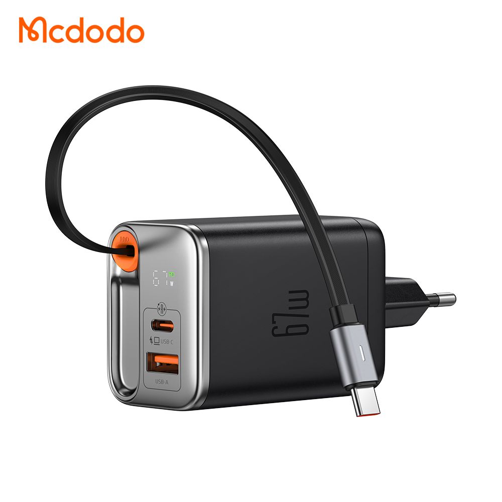 کله‌گی شارژر MCDODO CH-4100 GaN مک دودو 67وات