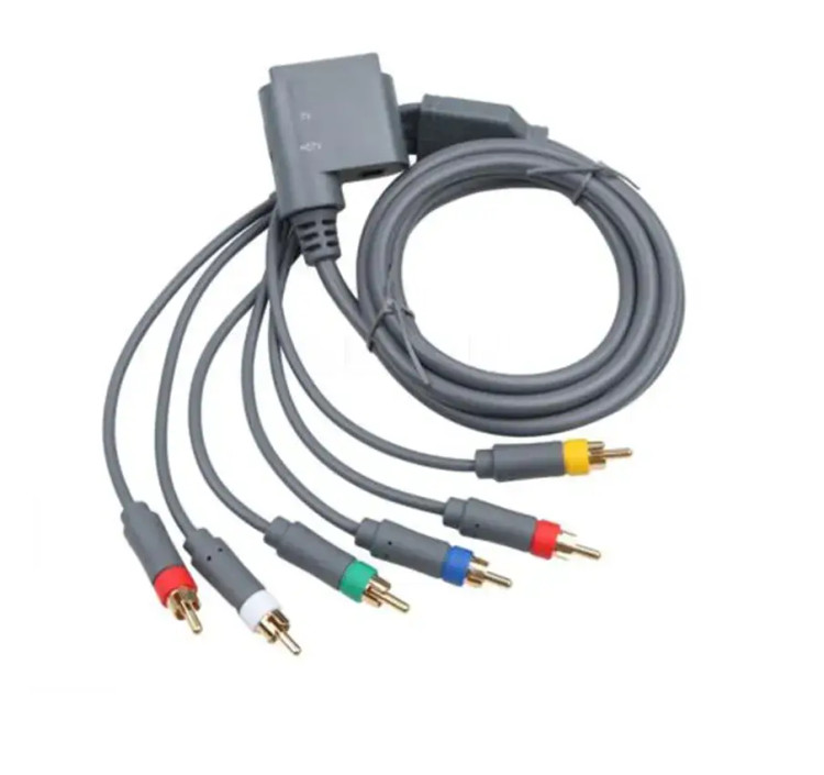 خرید کابل کامپونت و انتقال تصویر 6 فیش ایکس باکس 360 با گارانتی از زروان