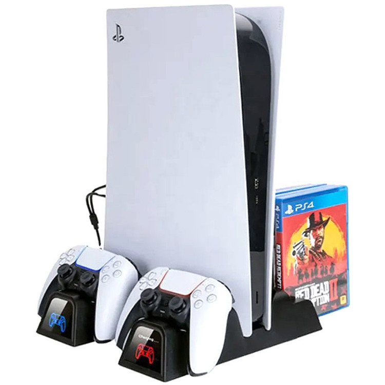 خرید فن خنک کننده و شارژر دسته او آی وی او مناسب ps5 فت نمایشگردار