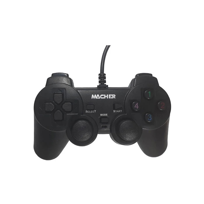 دسته بازی پلی استیشن 2 / ps2 شوکدار سیمی مچر macher مدل MR57