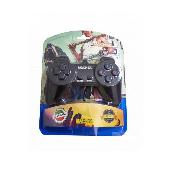 خرید دسته بازی کامپیوتر مچر مدل MR-55 از زروان اکسسوری با گارانتی