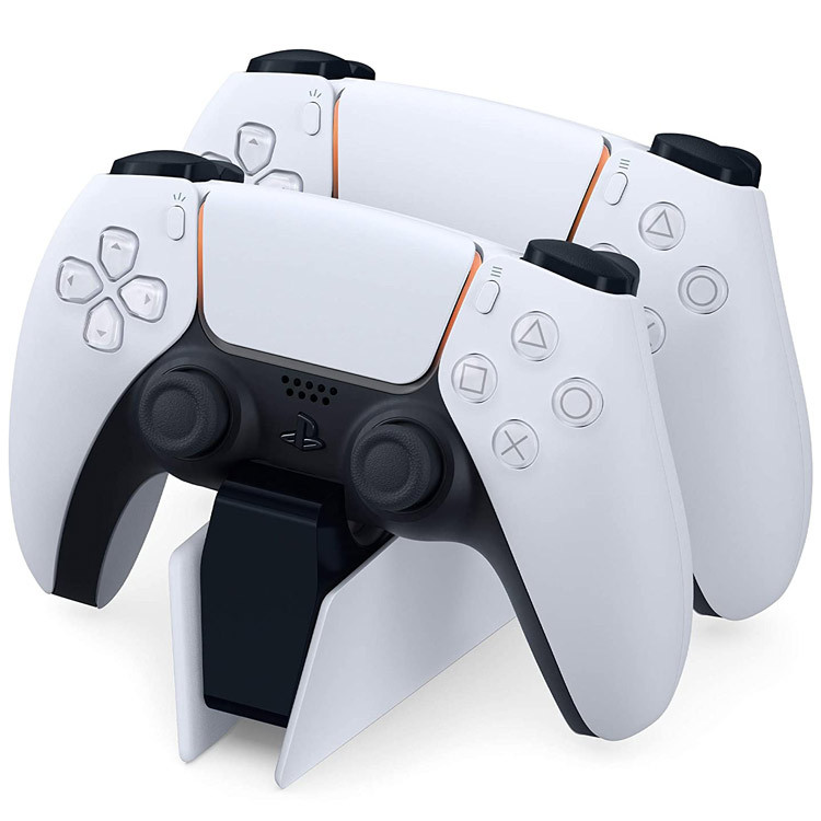 خرید پایه شارژر دوگانه دوال سنس PS5 - سفید - های کپی