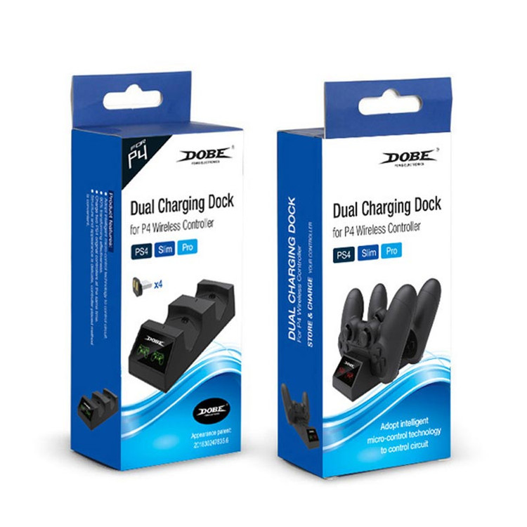 خرید پایه شارژ دسته پلی استیشن ۴ دابی مگنت دار مدل TP4-1822