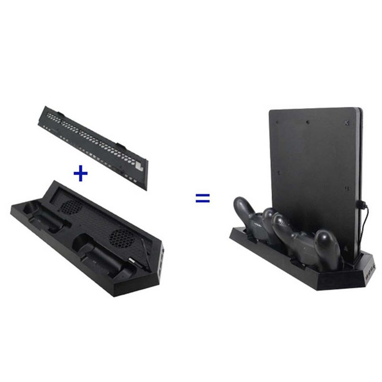 خرید پایه نگهدارنده و شارژر به همراه فن خنک کننده PS4 دابی TP4-023B سه کاره از زروان تک و عمده