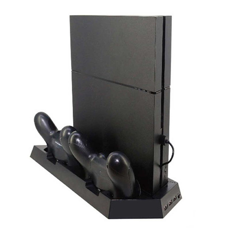 خرید پایه نگهدارنده و شارژر به همراه فن خنک کننده PS4 دابی TP4-023B سه کاره از زروان تک و عمده