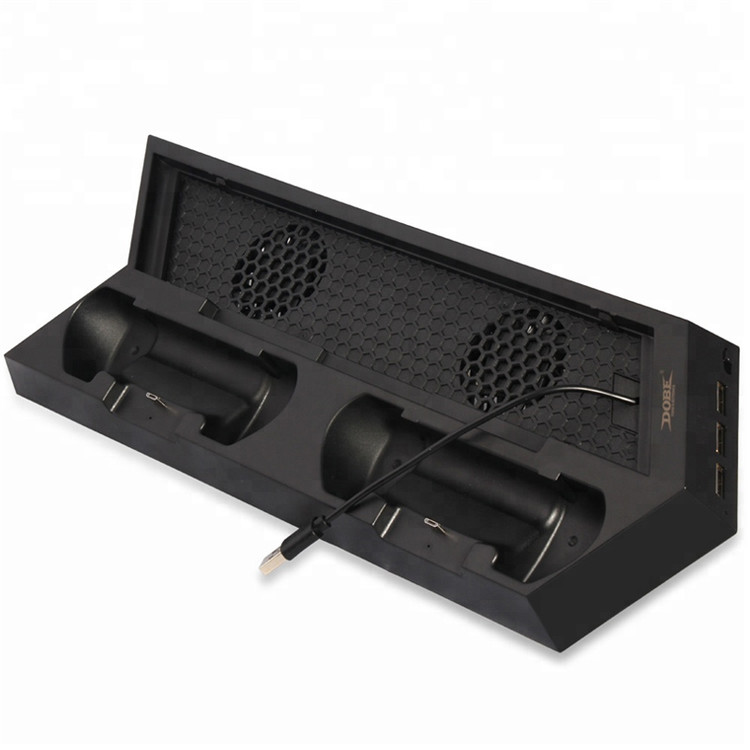 خرید پایه نگهدارنده و شارژر به همراه فن خنک کننده PS4 دابی TP4-023B سه کاره از زروان تک و عمده