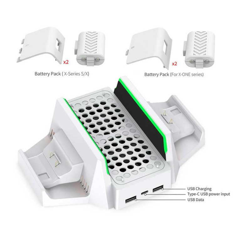 خرید فن و پایه شارژر دسته ایکس باکس سری S دابی مدل DOBE TYX-0663