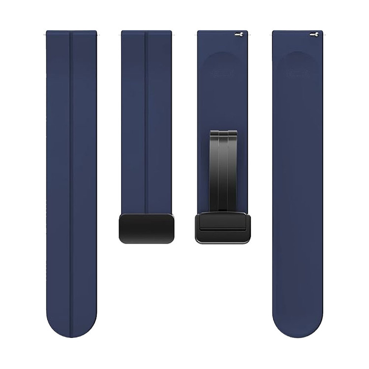 بند واچ من مدل سیلیکونی مگنتی مناسب برای ساعت هوشمند شیائومی Solar LS05 سایز 22