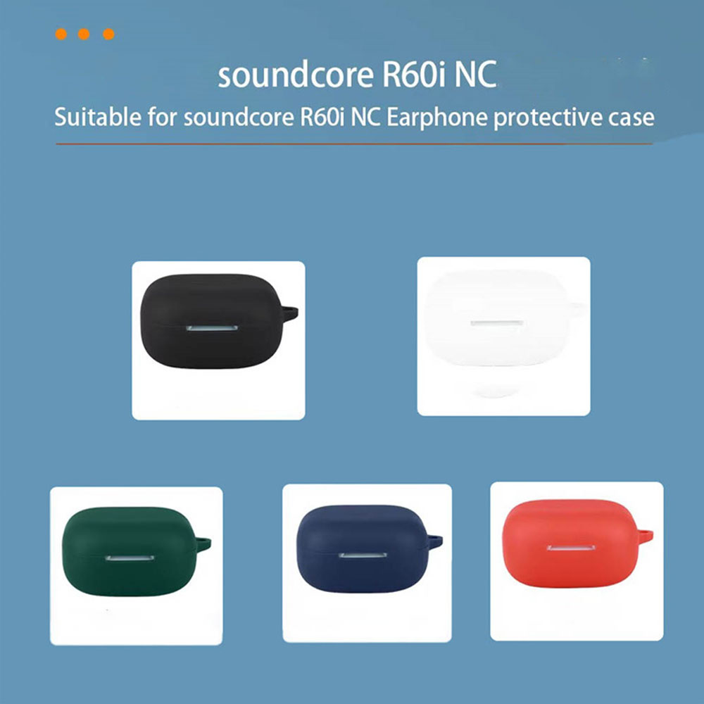 کاور سیلیکونی ایرپاد انکر مناسب Anker soundcore R60i ANC به همراه گیره