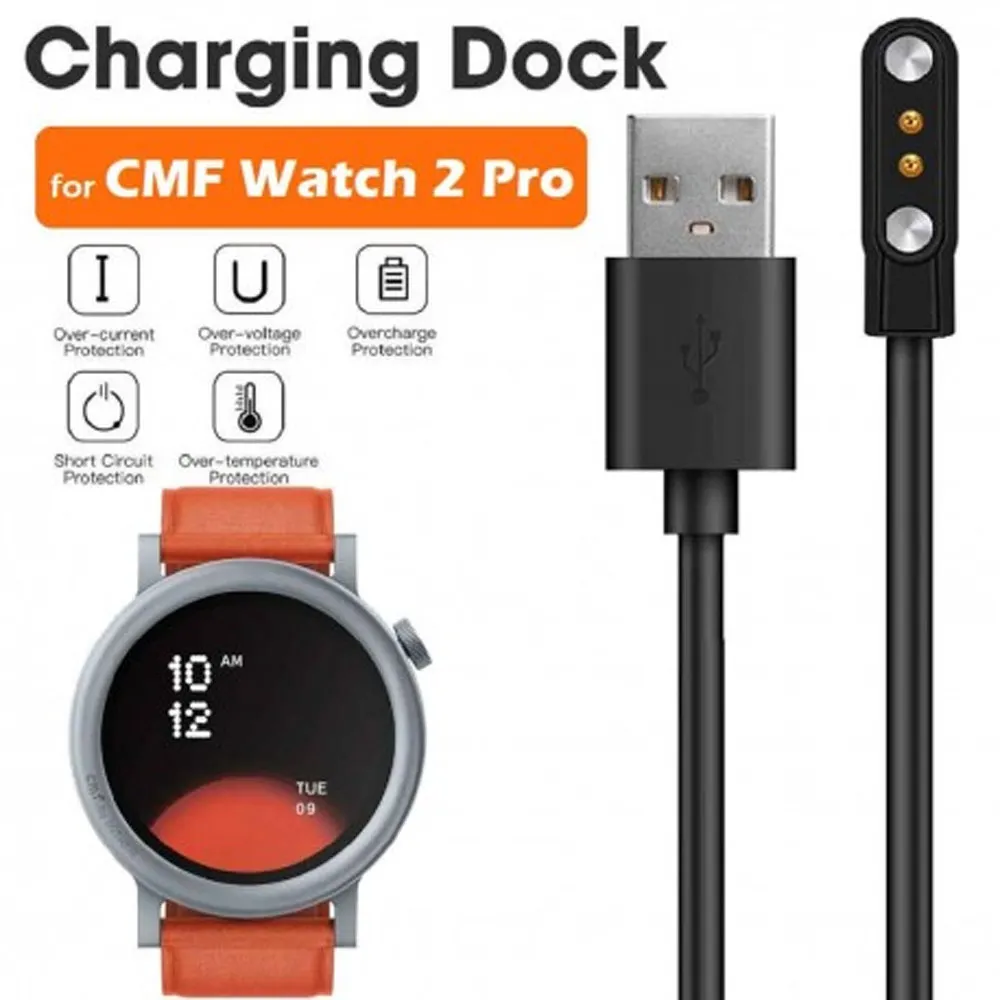 کابل شارژ ناتینگ مدل Charger مناسب برای ساعت هوشمند CMF Watch Pro 2