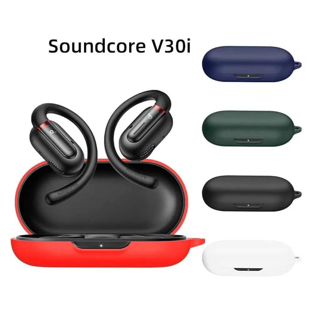 کاور کیس هدفون بی سیم ایرپاد انکر V30i مدل Silicone Case مناسب برای Soundcore Anker V30i
