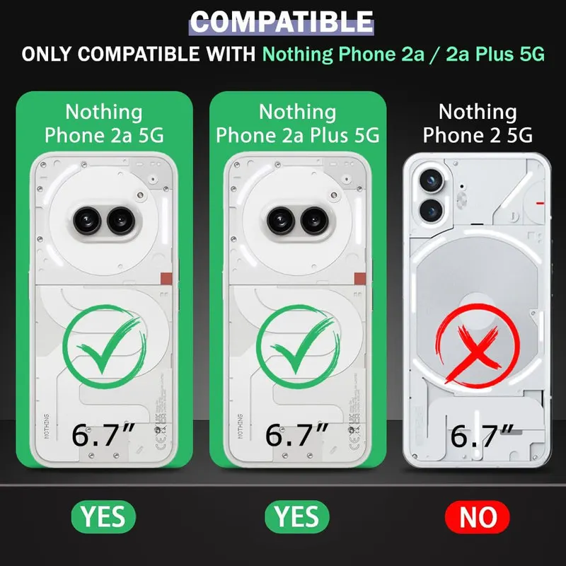 قاب سیلیکونی مناسب برای گوشی موبایل ناتینگ Nothing Phone 2a / 2a Plus