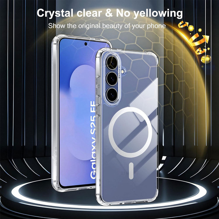 قاب برند Ice CASE مناسب برای گوشی سامسونگ گلکسی Galaxy S25 FE جنس کریستال خشک