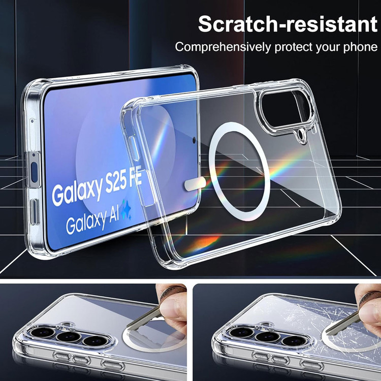 قاب برند Ice CASE مناسب برای گوشی سامسونگ گلکسی Galaxy S25 FE جنس کریستال خشک