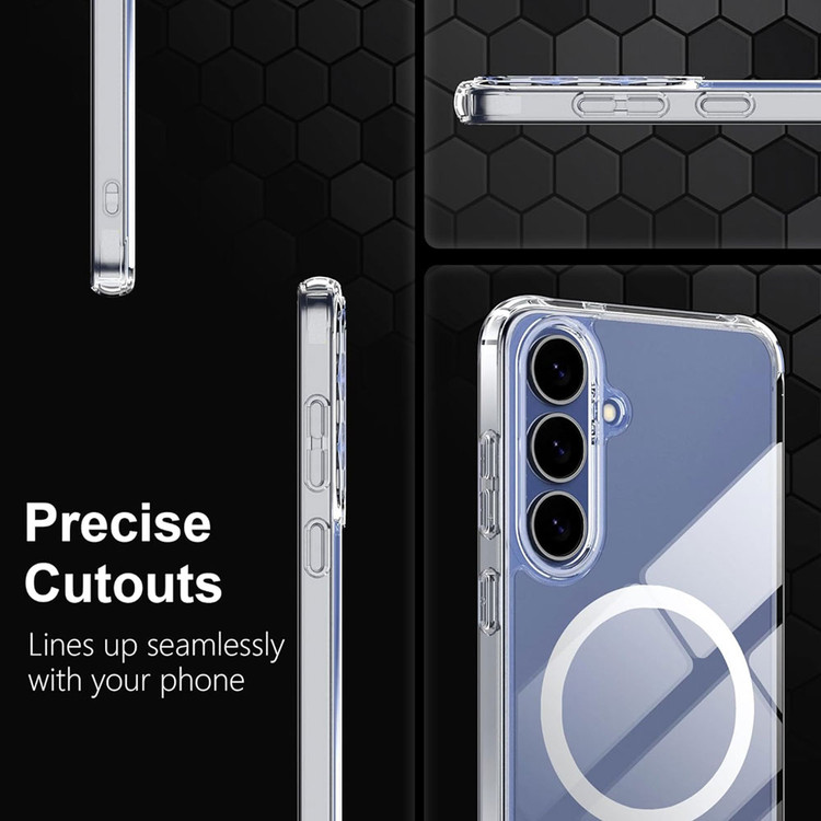 قاب برند Ice CASE مناسب برای گوشی سامسونگ گلکسی Galaxy S25 FE جنس کریستال خشک