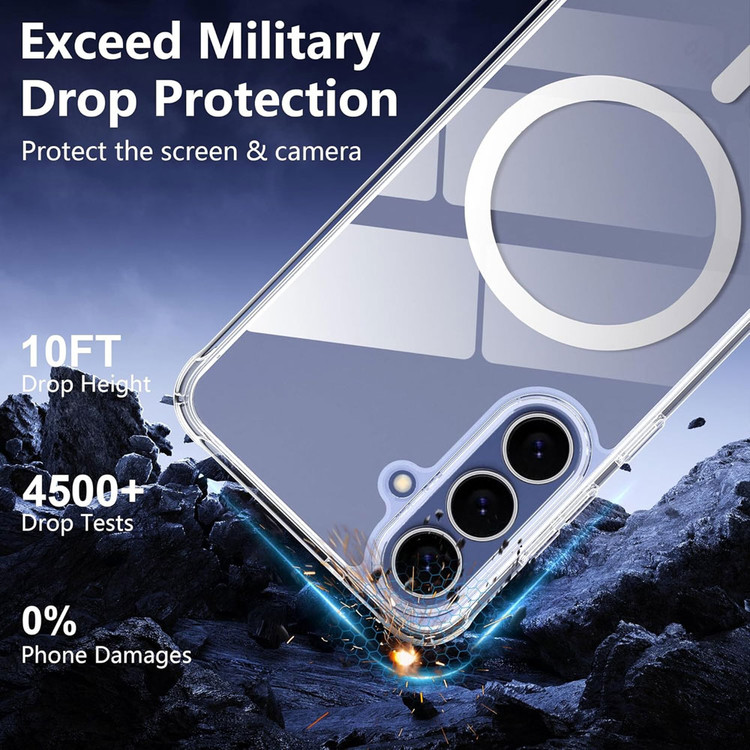 قاب برند Ice CASE مناسب برای گوشی سامسونگ گلکسی Galaxy S25 FE جنس کریستال خشک